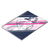 唯一の女性疑問に思のレトロ ノートブック (左側)