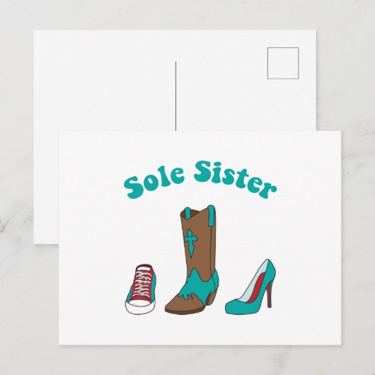 唯一の姉妹 ポストカード (正面/裏面)