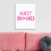 唯一の子が交差している最古の人 キャンバスプリント (インサイチュ (リビング))