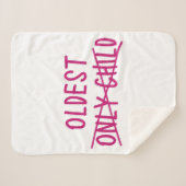 唯一の子が交差している最古の人 シェルパブランケット (正面(横))