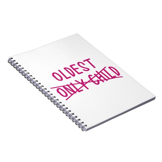 唯一の子が交差している最古の人 ノートブック (右側)