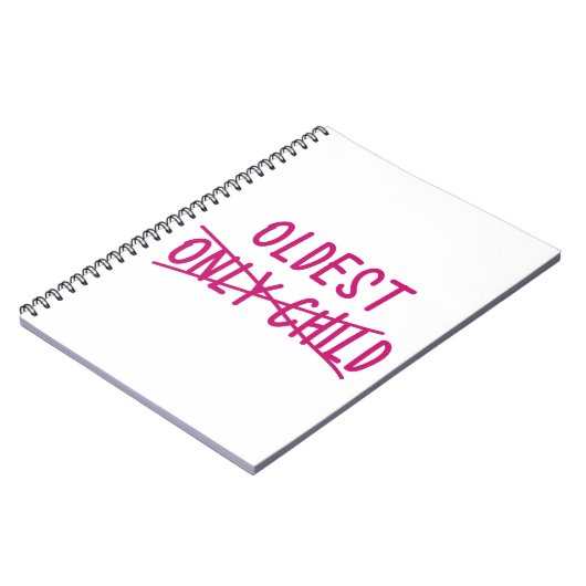 唯一の子が交差している最古の人 ノートブック (左側)