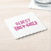 唯一の子が交差している最古の人 ペーパーコースター (アングル)