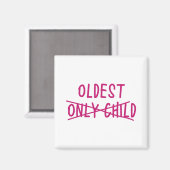 唯一の子が交差している最古の人 マグネット (正面/裏面)