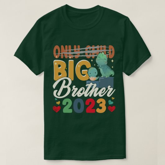 唯一の子供が兄2023妊娠を渡した Tシャツ (デザイン正面)
