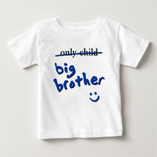 唯一の子供/ビッグブラザー ベビーTシャツ (正面)