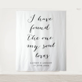 「唯一の存在」結婚式用背景 タペストリー