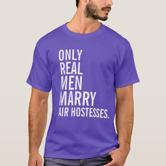 唯一の実在男性は空気のホステスと結婚 Tシャツ (正面)