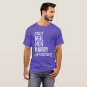 唯一の実在男性は空気のホステスと結婚 Tシャツ (正面フル)