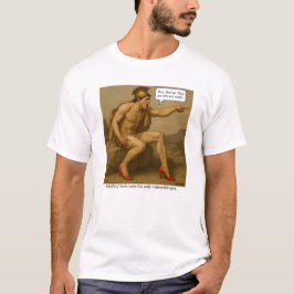 唯一の弱点はアキレス腱 Tシャツ