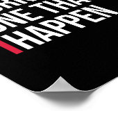 唯一の悪いトレーニングジム引用文 ポスター (角)