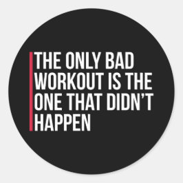 唯一の悪いトレーニングジム引用文 ラウンドシール