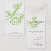 唯一の所有者のセラピスト 名刺 (正面/裏面)