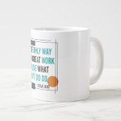 唯一の方法 ジャンボコーヒーマグカップ (正面右)
