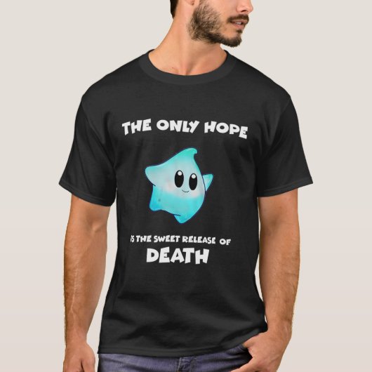 唯一の望みは死のレリーフ、 浮き彫り Tシャツ (正面)