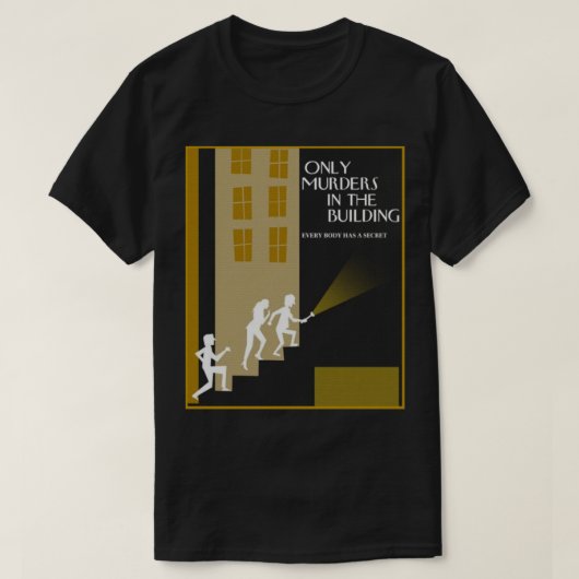 唯一の殺人は建物の唯一の殺人はB Tシャツ (デザイン正面)