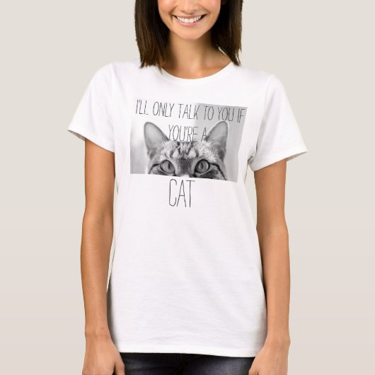 唯一の猫ティー Tシャツ (正面)