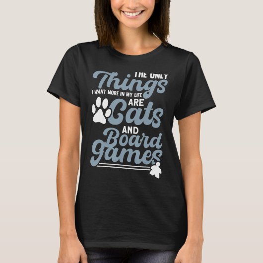 唯一の猫ボードゲームボードゲーム8 Tシャツ (正面)