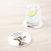 唯一の私たちの古いヤギはそれを丘の上に作る誕生日 コースター (側面)