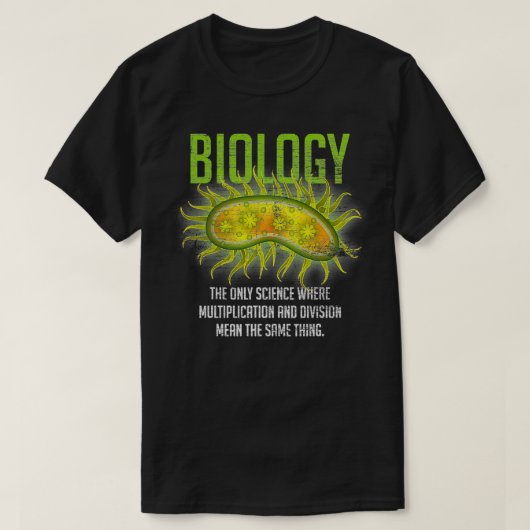 唯一の科学生物学 Tシャツ (デザイン正面)