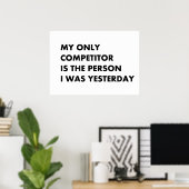 唯一の競合他社 ポスター (ホームオフィス)