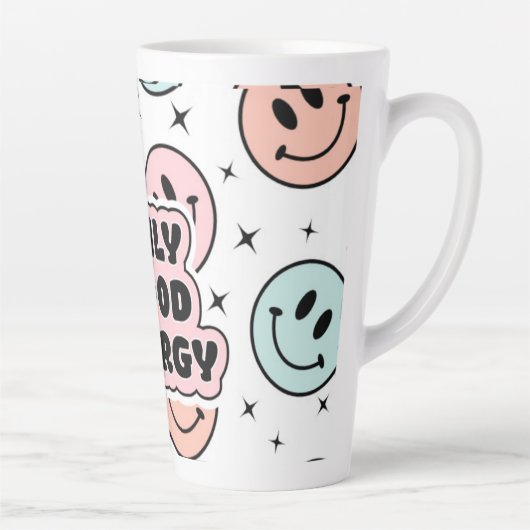 唯一の良いエネルギー カフェラテマグ (右)