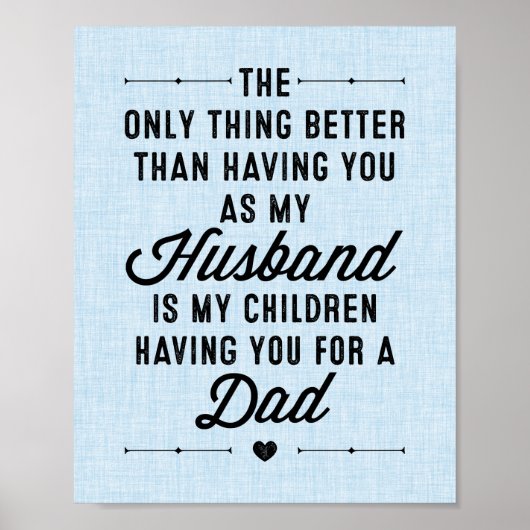 唯一の良い物タイポグラフィプリント ポスター (正面)