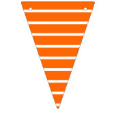 唯一の色ストライプの – オレンジ+あなたのバックガー。&アイディア バンティングフラッグ (第2の旗)