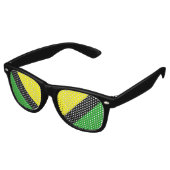 唯一の色レモンイエロー&グラスグリーン+あなたのアイディア レトロサングラス (アングル)