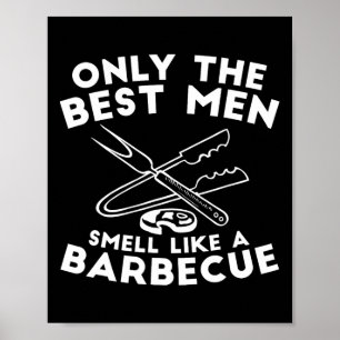 唯一の花婿介添人はByrbecueのような匂い – Bbq ポスター