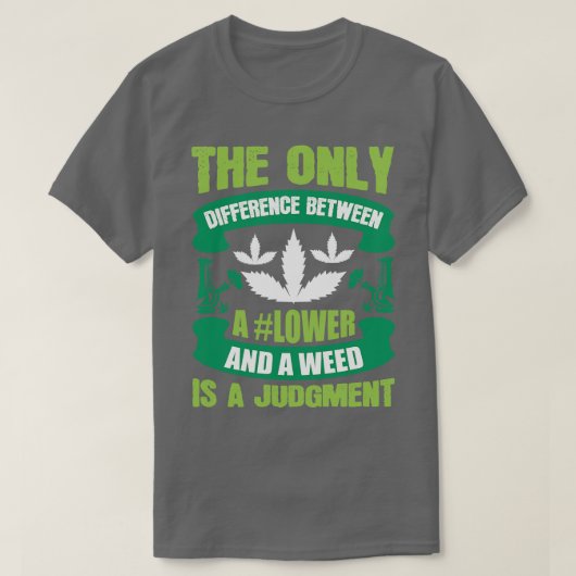 唯一の違いは判断だ Tシャツ (デザイン正面)