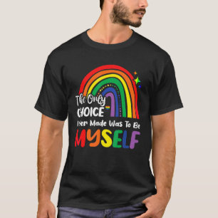 唯一の選択は自分自身のためのゲイとレズビアンLgbt Pri Tシャツ