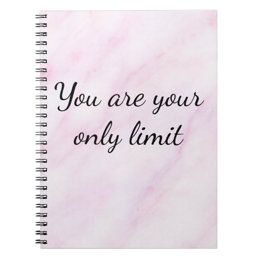 唯一の限界やる気を起こさせる- ノートブック (正面)