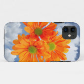 唯一の3ゲルベラデイジー花+あなたのテキストとアイディア Case-Mate iPhoneケース (裏面(横))