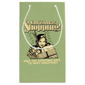 唯一の365ショッピング日'次のクリスマスまで スモールペーパーバッグ (裏面)