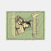 唯一の365ショッピング日'次のクリスマスまで フリースブランケット (正面(横))