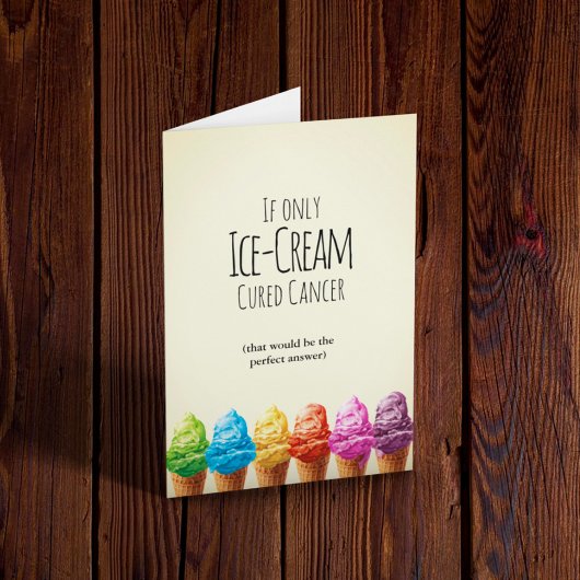 唯一もしのアイスクリーム硬化癌 カード