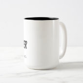 唯一最高のの娘ユーモアのマグカップ ツートーンマグカップ (正面右)