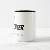 唯一最高のの娘ユーモアのマグカップ ツートーンマグカップ (中央)