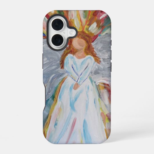 唯一無二の天使 iPhone 16ケース (裏面)