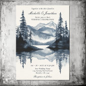 唯一無二の山湖と森のオールインワンウェディング 招待状