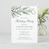 唯一無二の手描き松の企業クリスマスパーティー 招待状 (スタンド正面)