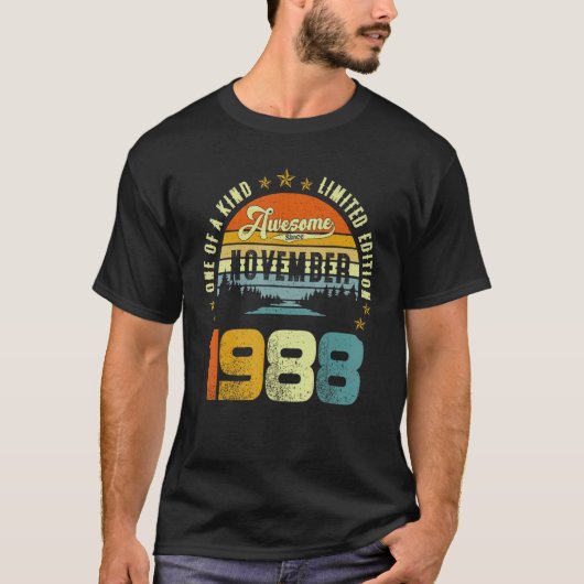 唯一無二の限定版すごい 1988年11月から Tシャツ (正面)