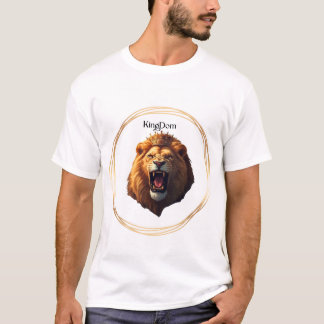 唯一無二のKingDomロゴが入った素敵なTシャツ Tシャツ