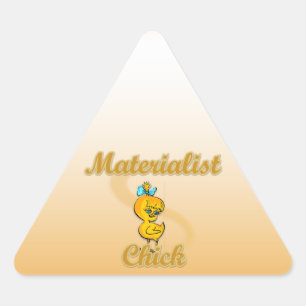 唯物論者 三角形シール