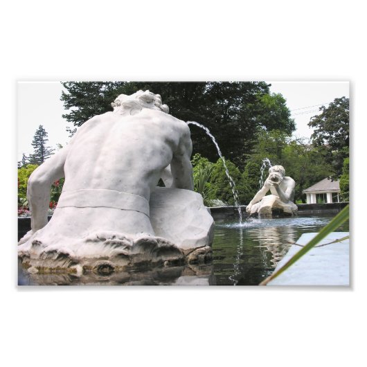 唾を吐く フォトプリント            (正面)