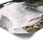 唾を吐く フォトプリント            (角)