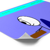 唾を吐く ポスター (角)