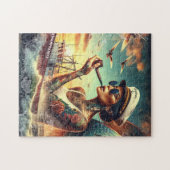 唾液スアンパー ジグソーパズル (横)