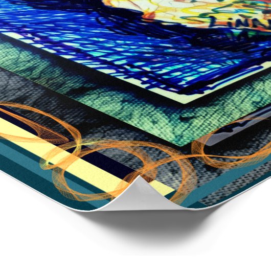 唾液検出柳の内皮 ポスター (角)